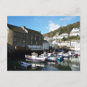 Cartão Postal Cartão-postal de fotografia Polperro Cornwall