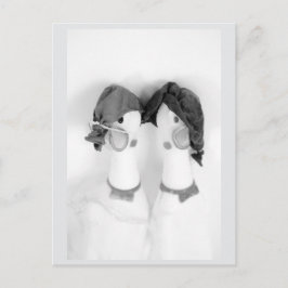 Cartão Postal Cartão-postal de frango de borracha