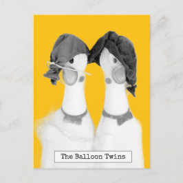 Cartão Postal Cartão-postal de frango de borracha legal