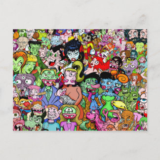 Cartão Postal Cartão-postal de Freaks do Sideshow