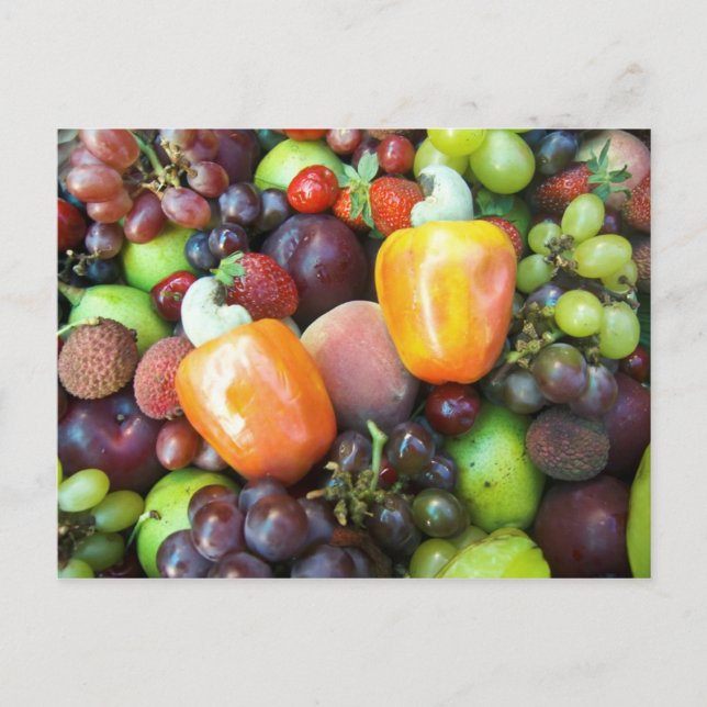 Cartão Postal Cartão-postal de fruta e Comida 19 (Frente)