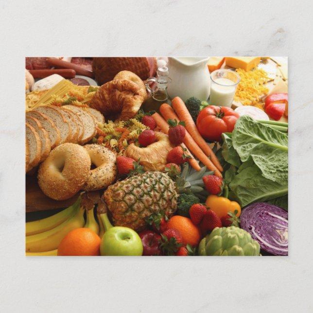 Cartão Postal Cartão-postal de fruta e Comida 76 (Frente)