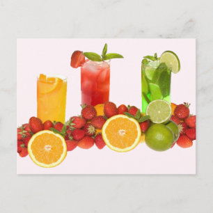 Cartão Postal Cartão-postal de Fruta tropical