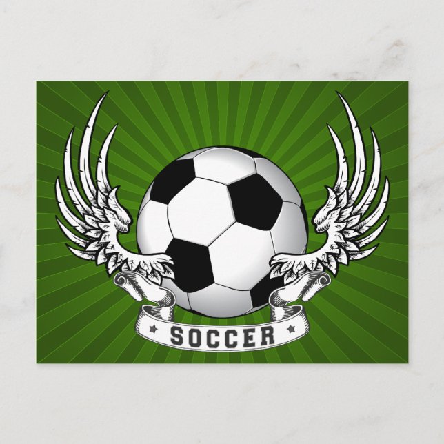 Cartão Postal Cartão-postal de futebol (Frente)