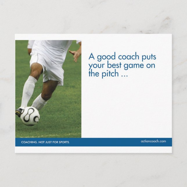 Cartão Postal Cartão-postal de futebol (Frente)