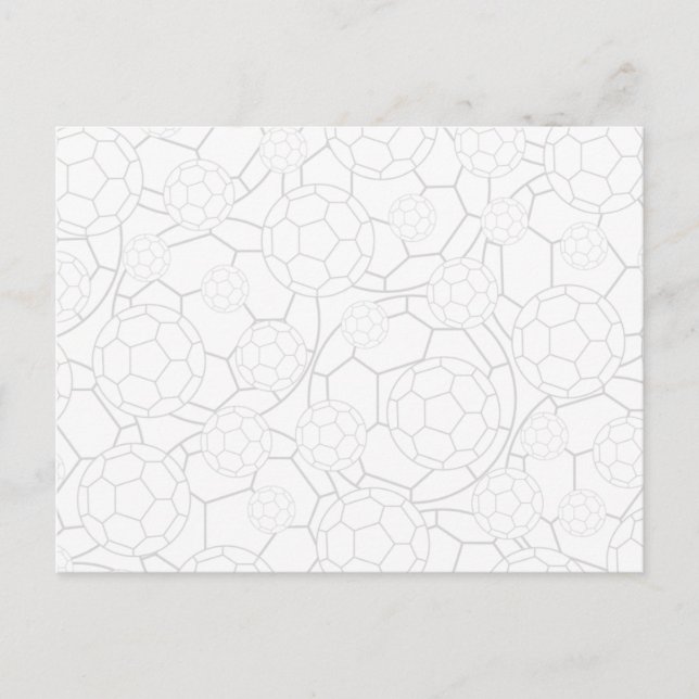 Cartão Postal Cartão-postal de futebol do Tonal Soccer (Frente)