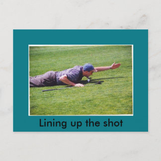 Cartão Postal Cartão-postal de Golfe Goofy