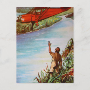 Cartão Postal Cartão-postal de gravação piloto