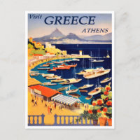 Cartão-postal de Grécia Atenas