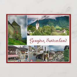 Cartão Postal Cartão-postal de Gruyère, Suiça