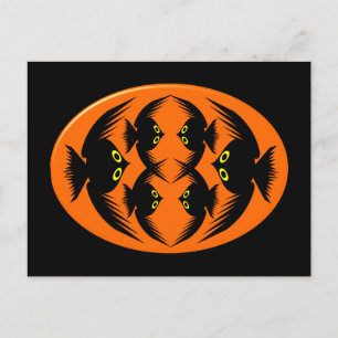 Cartão Postal Cartão-postal de Halloween Crows