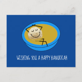 Cartão Postal Cartão-postal de Hanukkah feliz