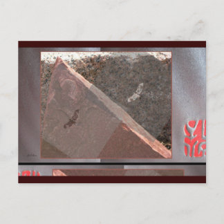 Cartão Postal Cartão-postal de Hawks Acima do Red Stone