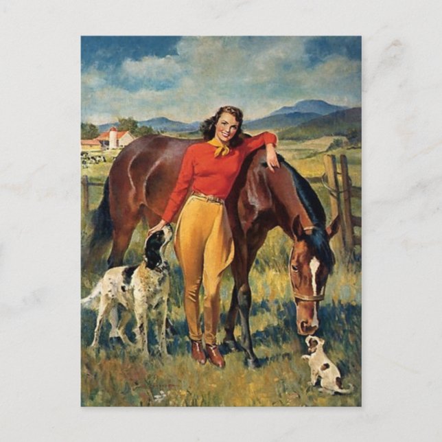 Cartão Postal Cartão-postal de Ilustração Clássico (Frente)