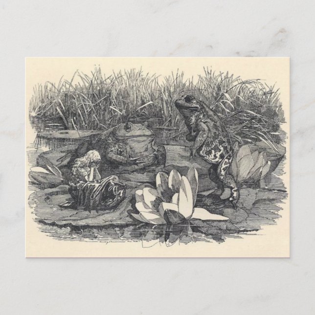 Cartão Postal Cartão-postal de ilustração clássico (Frente)