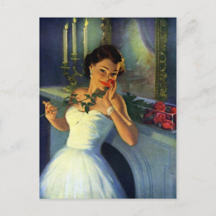 Cartão Postal Cartão-postal de ilustração clássico