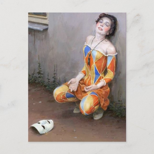 Cartão Postal Cartão-postal de Ilustração Clássico (Frente)