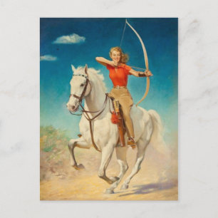 Cartão Postal Cartão-postal de ilustração clássico