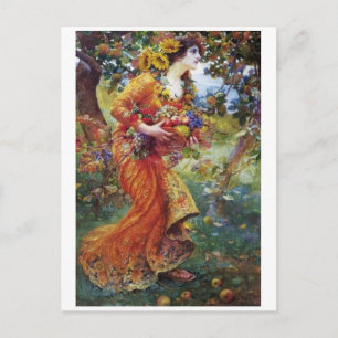 Cartão Postal Cartão-postal de ilustração clássico