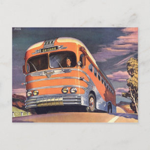 Cartão Postal Cartão-postal de ilustração clássico