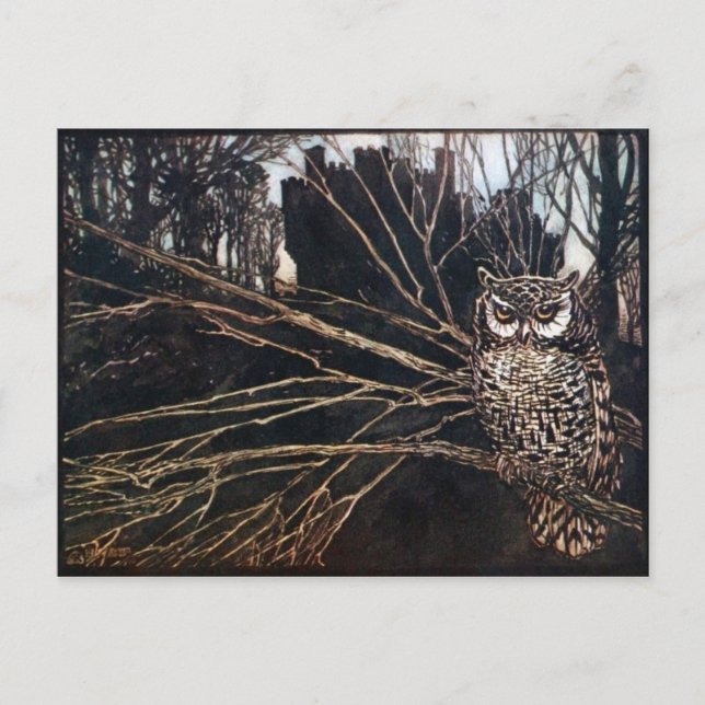 Cartão Postal Cartão-postal de ilustração clássico (Frente)