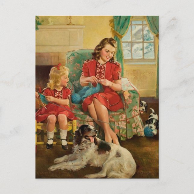 Cartão Postal Cartão-postal de Ilustração Clássico (Frente)