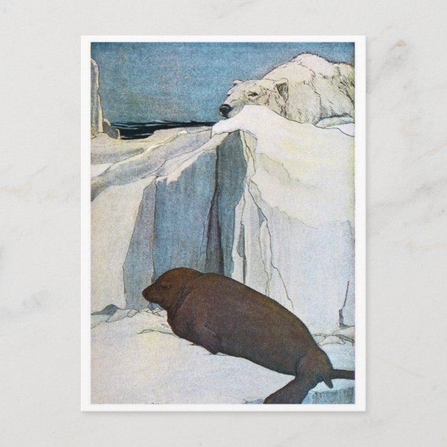 Cartão Postal Cartão-postal de ilustração clássico (Frente)