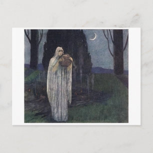 Cartão Postal Cartão-postal de ilustração clássico