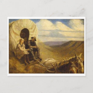 Cartão Postal Cartão-postal de ilustração clássico