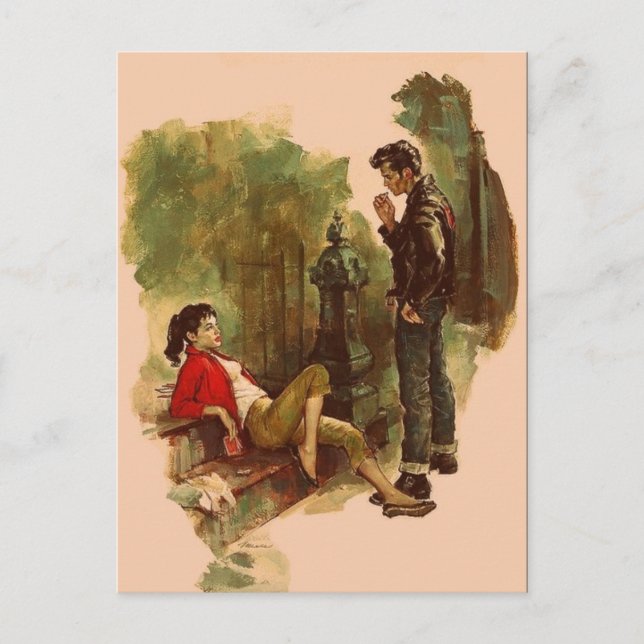 Cartão Postal Cartão-postal de ilustração clássico (Frente)