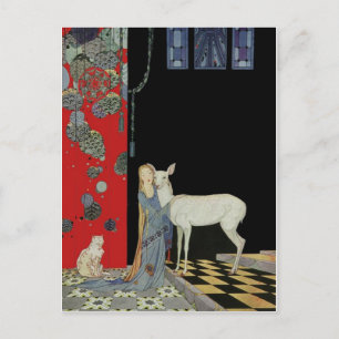 Cartão Postal Cartão-postal de ilustração clássico