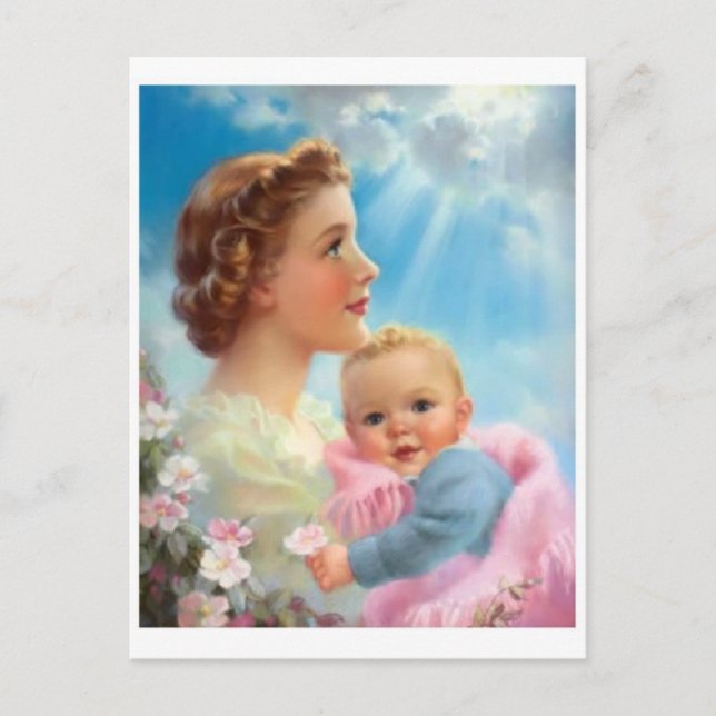 Cartão Postal Cartão-postal de ilustração clássico (Frente)