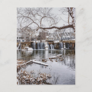 Cartão Postal Cartão-Postal De Inverno Na Finley Dam