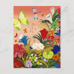 Cartão Postal Cartão-postal de jardim bonito