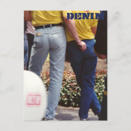 Cartão Postal Cartão-postal de Jeans Solicitados Denim Series 08