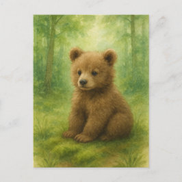 Cartão Postal Cartão-postal de Jovem Urso Selvagem