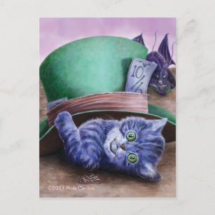 Cartão Postal Cartão-postal de Kitten Cheshire