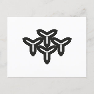 Cartão Postal Cartão-postal de lâminas gótico