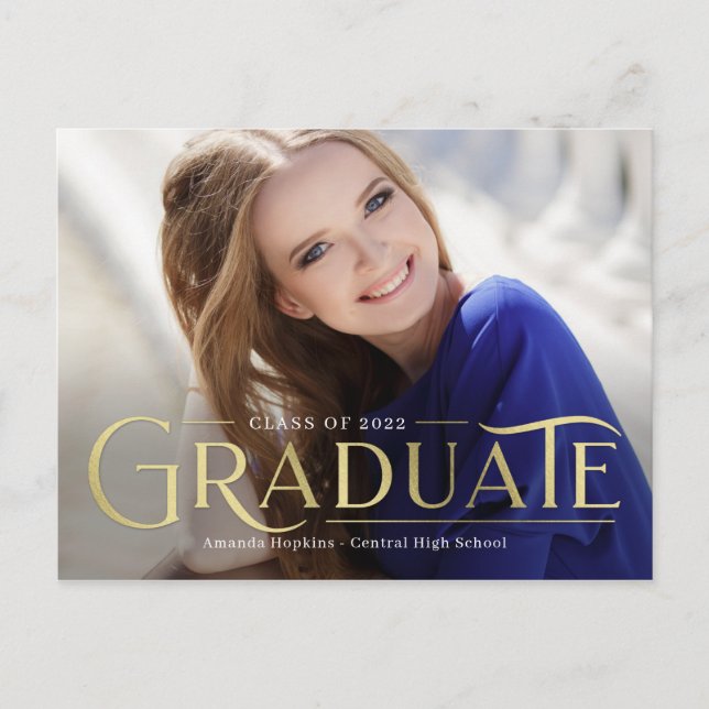 Cartão Postal Cartão-postal de lançamento de gradação de sobrepo (Frente)