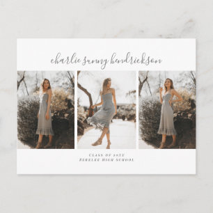 Cartão Postal Cartão-postal de lançamento de graduação tríade