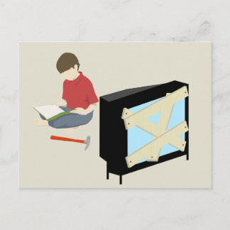 Cartão Postal Cartão-postal de leitura