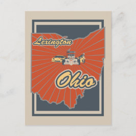 Cartão Postal Cartão-postal de Lexington, Ohio - Cartão-postal d