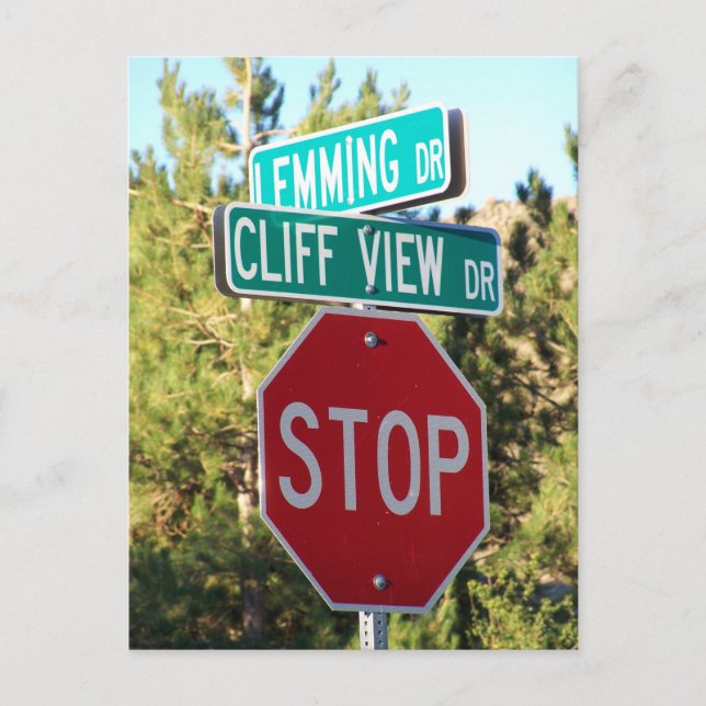 Cartão Postal Cartão-postal de Limpeza Pobre (Frente)