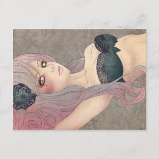 Cartão Postal Cartão-postal de Lingerie vitoriano
