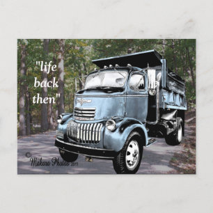 Cartão Postal Cartão-postal de lixão antigo COE2- personalizar