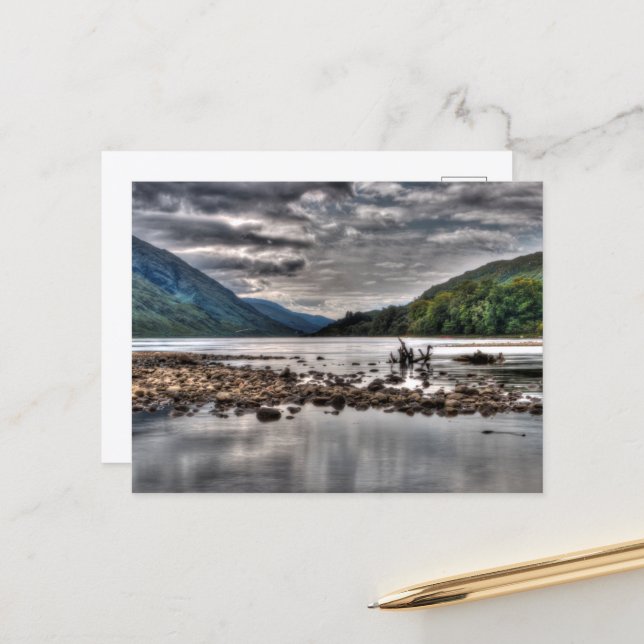 Cartão Postal Cartão-postal de Loch Shiel, Escócia (Frente/Verso In Situ)