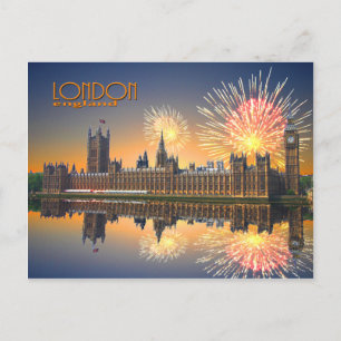 Cartão Postal Cartão-postal de Londres