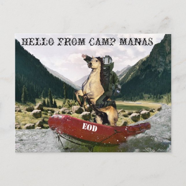 Cartão Postal Cartão-postal de Manas do Campo EOD (Frente)