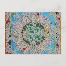 Cartão Postal Cartão-postal de Mandala Flor