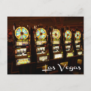Cartão Postal Cartão-postal de máquinas de slot em Las Vegas, Ne